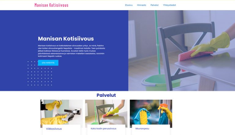 nettisivut manisa kotisiivous